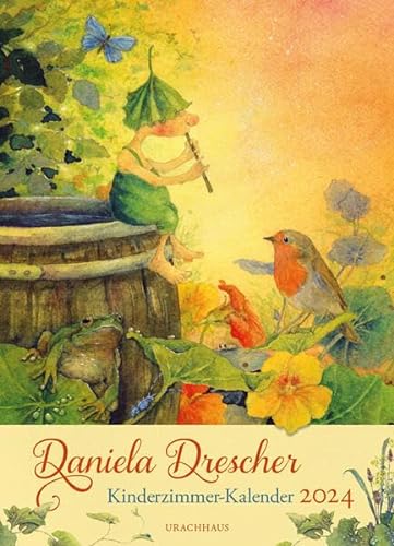 Daniela Drescher - Kinderzimmer-Kalender 2024: Giesbert und seine Freunde von Urachhaus
