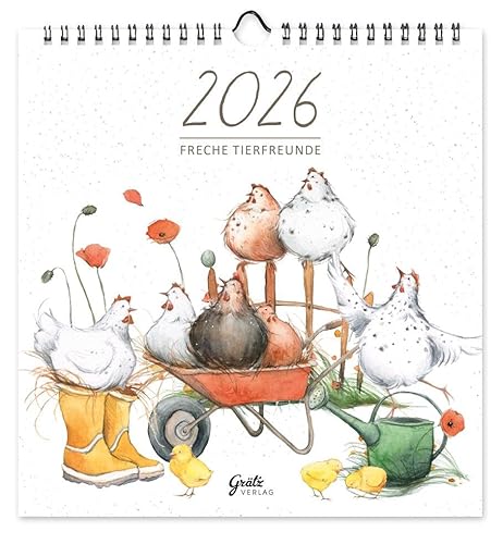 Kalender Naturliebe Hühner 2026 von Grätz Verlag GmbH