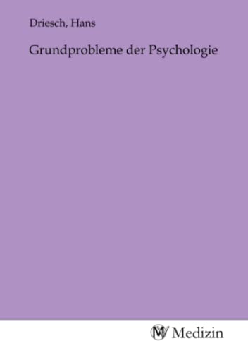 Grundprobleme der Psychologie