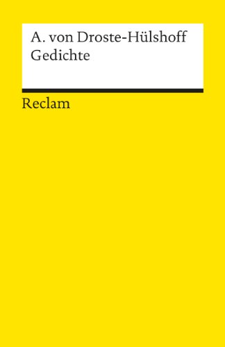 Gedichte (Reclams Universal-Bibliothek)