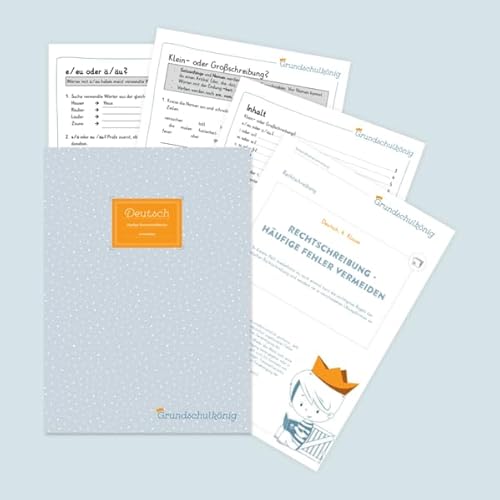Häufige Rechtschreibfehler vermeiden: Materialsammlung mit Lösungen (Grundschulkönig)