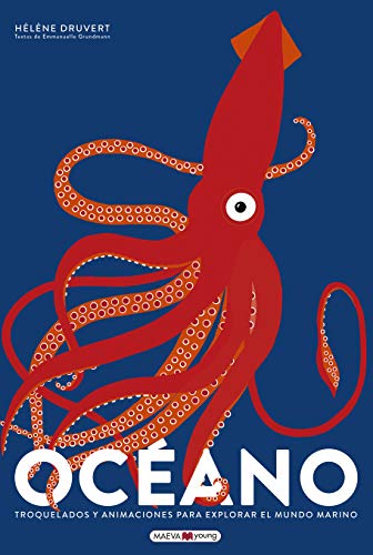 Océano: Troquelados y animaciones para explorar el mundo marino (Libros para los que aman los libros) von Maeva Ediciones
