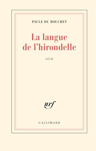 La langue de l'hirondelle von GALLIMARD
