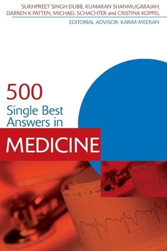 500 Single Best Answers in Medicine (Medical Finals Revision) von CRC Press