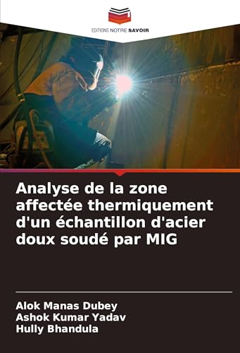 Analyse de la zone affectée thermiquement d'un échantillon d'acier doux soudé par MIG von Editions Notre Savoir