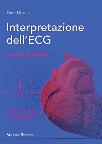 Interpretazione dell'ECG. Con righello ECG. Con set di card tascabili von Monduzzi