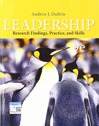 Leadership: Research Findings, Practice, and Skills von Cengage Learning