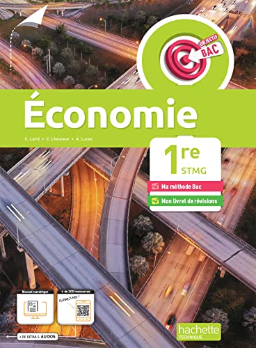 Objectif Bac Economie 1re STMG (détachable) - Ed. 2022: Livre élève