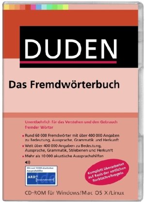 Das Fremdwörterbuch: Unentbehrlich für das Verstehen und den Gebrauch fremder Wörter (Duden Bibliothek)