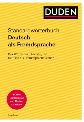 Duden – Deutsch als Fremdsprache – Standardwörterbuch: Das Wörterbuch für alle, die Deutsch als Fremdsprache lernen. Ideal für die Niveaustufen B1 bis C1 von Duden