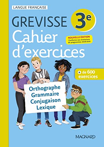 Cahier Grevisse 3e (2021): Cahier d'exercices