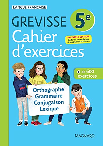 Cahier Grevisse 5e (2021): Cahier d'exercices