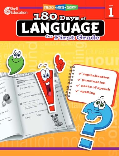 180 Days of Language for First Grade: Practice, Assess, Diagnose (180 Days of Practice)