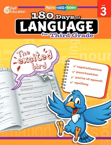 180 Days of Language for Third Grade: Practice, Assess, Diagnose (180 Days of Practice)