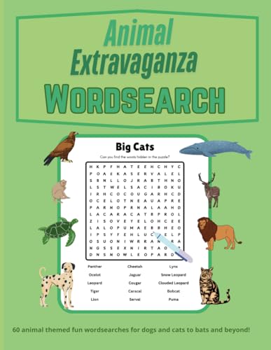 Animal Extravaganza Wordsearch von Independently published