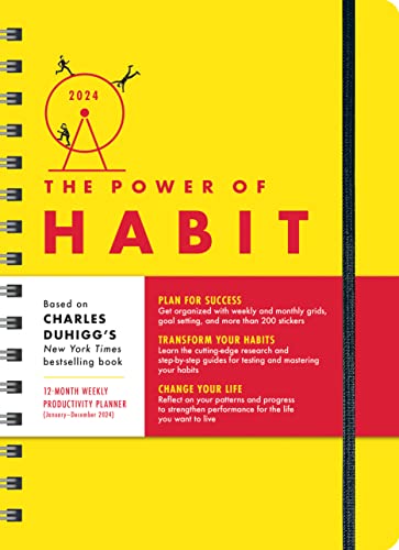 2024 Power of Habit Planner: A 12-Month Productivity Organizer to Master Your Habits and Change Your Life