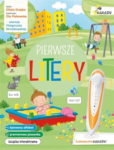 Pierwsze litery: Książka interaktywna - pióro KAKADU do aktywacji