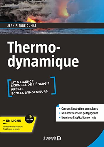 Thermodynamique: Cours, exercices et problèmes corrigés - Licence, IUT, Prépas