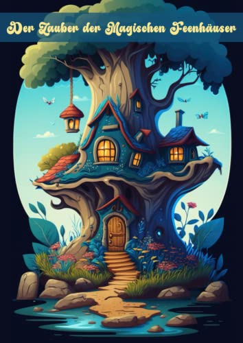 Der Zauber der Magischen Feenhäuser: Ein Ausmalbuch für Erwachsene und Kinder das dir eine zauberhafte Reise in die Welt der Fantasie und Magie bietet.
