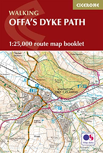 Offa's Dyke Map Booklet: 1:25,000 OS Route Mapping (Cicerone guidebooks) von Cicerone Press