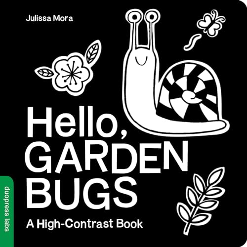 Hello, Garden Bugs: A High-Contrast Book (High-Contrast Books)