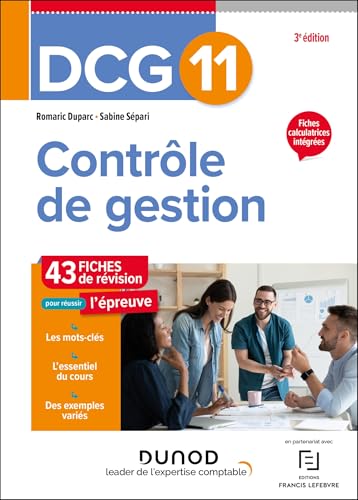 DCG 11 Contrôle de gestion - Fiches de révision - 3e éd.: Fiche de révision von DUNOD