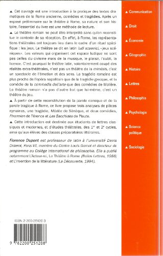 Le théâtre latin Le théâtre latin