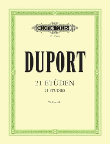 21 Etüden für Violoncello (Edition Peters)