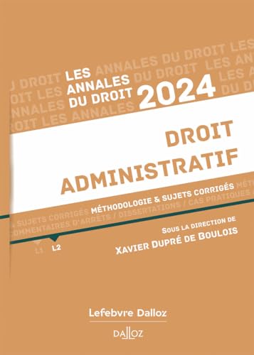 Les Annales du droit administratif 2024 von DALLOZ