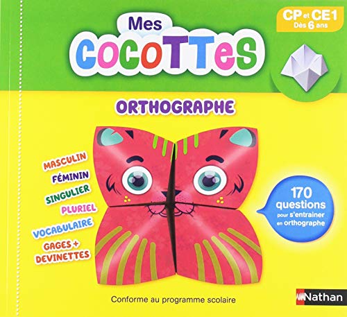 Mes cocottes Orthographe CP et CE1 Dès 6 ans