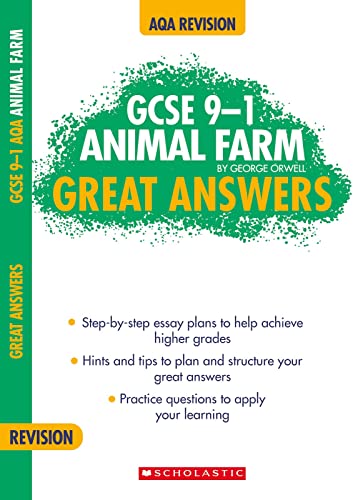 Animal Farm: Step-by-step essay plans to help achieve higher grades in AQA English. (GCSE Grades 9-1 Great Answers) (GCSE 9-1 Great Answers)