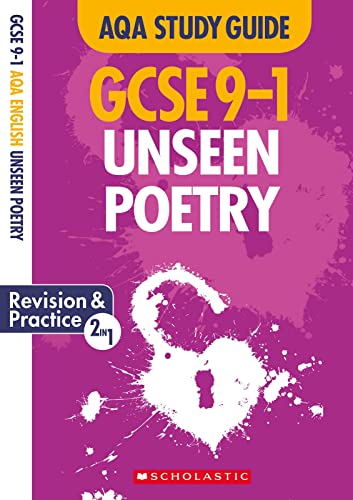 Unseen Poetry: GCSE Revision Guide and Practice Book for AQA English Literature with free app (GCSE Grades 9-1 Study Guides) von Scholastic