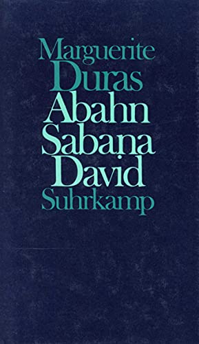 Abahn Sabana David von Suhrkamp Verlag