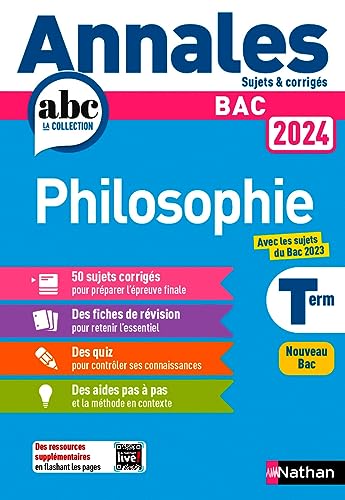Annales Bac Philosophie 2024: Sujets & corrigés