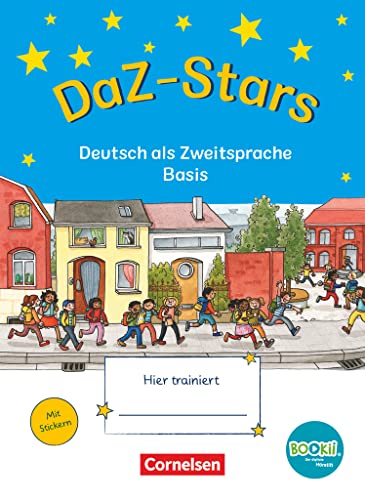 DaZ-Stars - BOOKii-Ausgabe: Deutsch als Zweitsprache - Basis - Übungsheft - Mit Lösungen