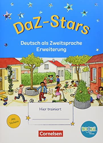 DaZ-Stars - BOOKii-Ausgabe: Deutsch als Zweitsprache - Erweiterung - Übungsheft - Mit Lösungen