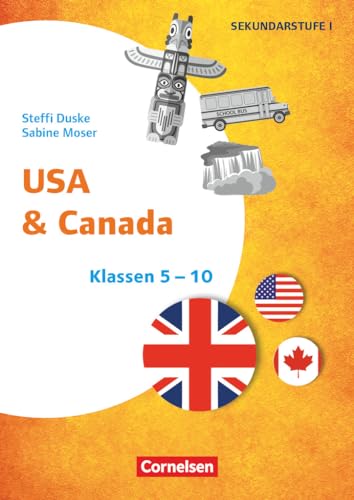 Themenhefte Fremdsprachen Sekundarstufe - Englisch - Klasse 5-10: USA & Canada - Kopiervorlagen von Cornelsen Vlg Scriptor