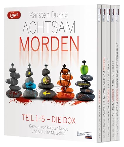 Die große Achtsam morden Box: Achtsam morden – Das Kind in mir will achtsam morden – Achtsam morden am Rande der Welt – Achtsam morden im Hier und Jetzt – Achtsam morden durch bewusste Ernährung von Random House Audio