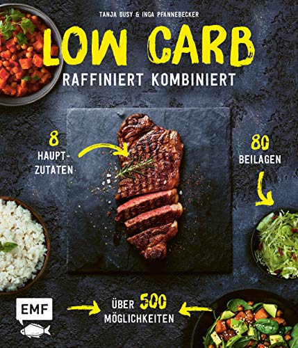 Low Carb – Raffiniert kombiniert: 8 Hauptzutaten, 80 Beilagen, über 500 Möglichkeiten Low Carb – Raffiniert kombiniert: 8 Hauptzutaten, 80 Beilagen, über 500 Möglichkeiten