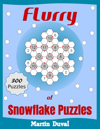 Flurry of Snowflake Puzzles von Independently published