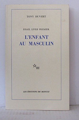 Enfant au masculin (0000): L'Enfant au masculin