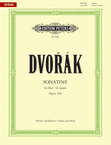 Sonatine G-Dur op.100, Violine und Klavier: Urtext. (Vorholz) (Edition Peters)