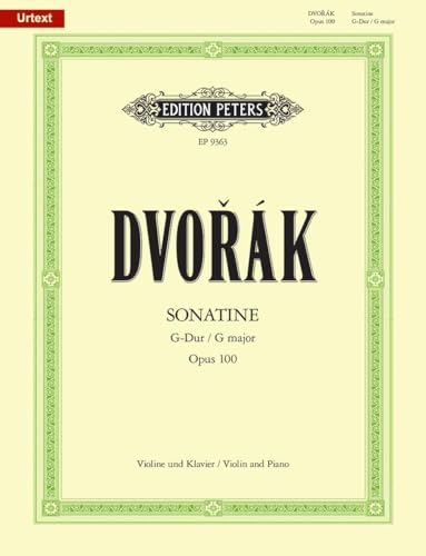 Sonatine G-Dur op.100, Violine und Klavier: Urtext. (Vorholz) (Edition Peters) von EDITION PETERS
