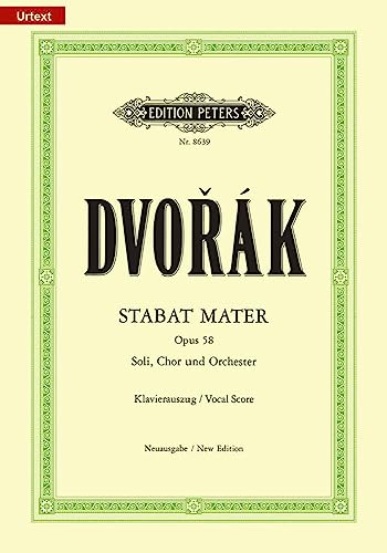 Stabat Mater op.58, Klavierauszug: Für Soli, Chor und Orchester