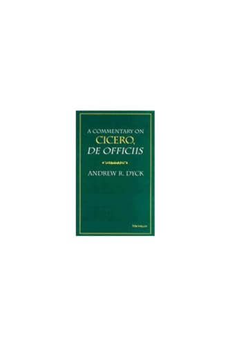 Commentary on Cicero ""De Officiis von University of Michigan Press