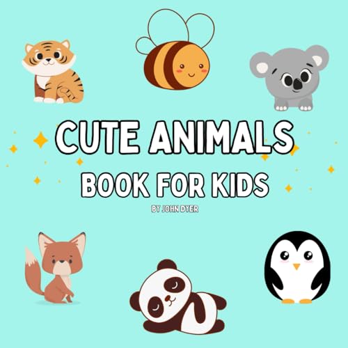 Animal Cute Coloring Book for Kids ages 4-8: Fun and Educational, Cute Animals, Panda, Monkey, Dog and more von Independently published