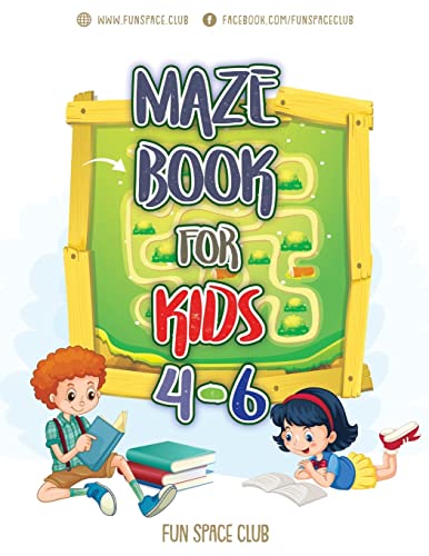 Maze Books for Kids 4-6: Amazing Maze for Kids Activity Books Ages 4-6 (My first book of easy mazes puzzle books for kids, Band 4)