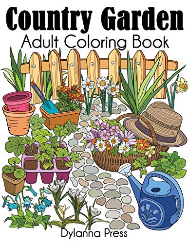 Country Garden Adult Coloring Book Country Garden Adult Coloring Book