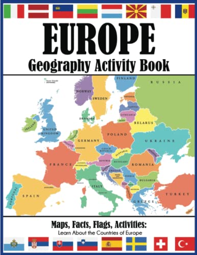 Europe Geography Activity Book