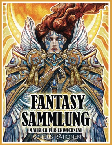 Fantasy Sammlung Malbuch für Erwachsene von Dylanna Publishing, Inc.